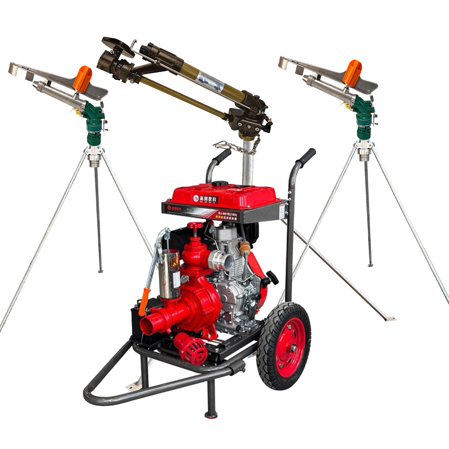 宜春一体式灌溉机组 全套喷枪水带配齐 抗旱浇地神器